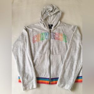 CONVERSE jacket with hood and pockets